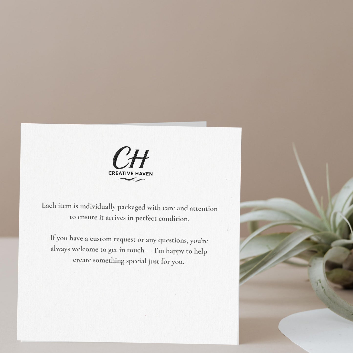 Personalised 6x6 Square Card | Custom Name Birthday Card | Floral, Kids, Modern & Minimal Designs | Handmade UK