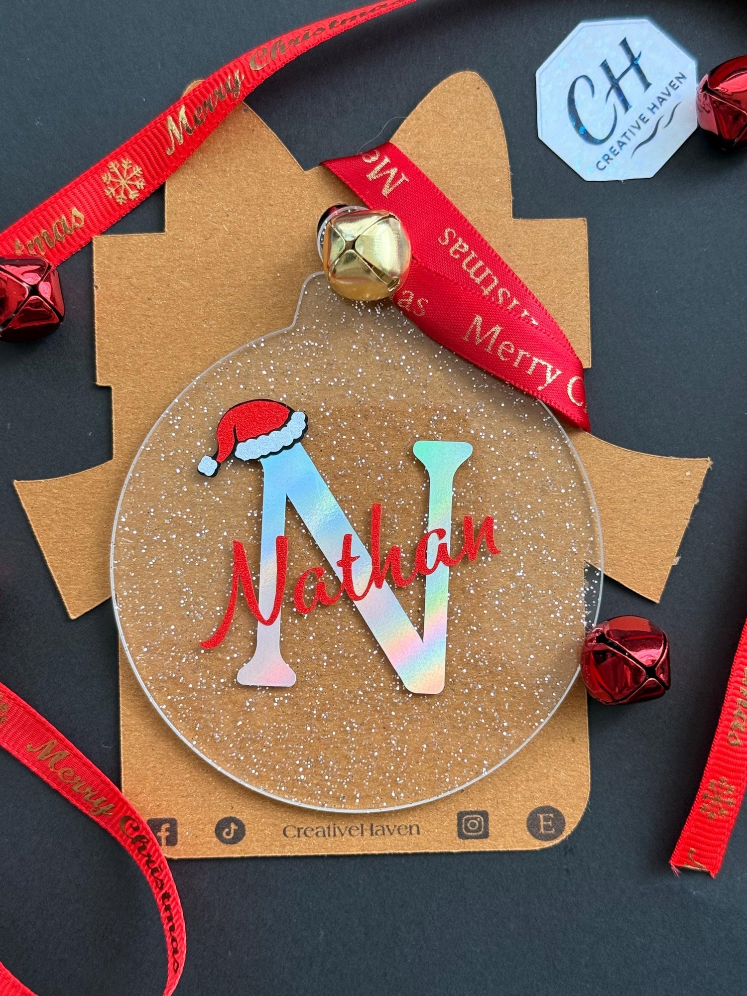 Personalised baubles