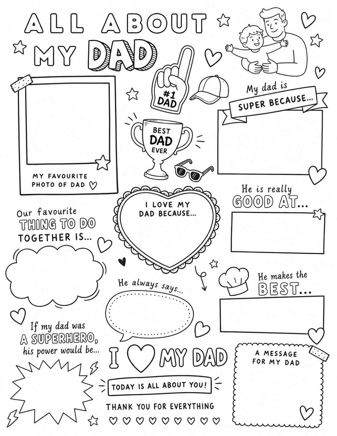 Father’s Day Free Printable