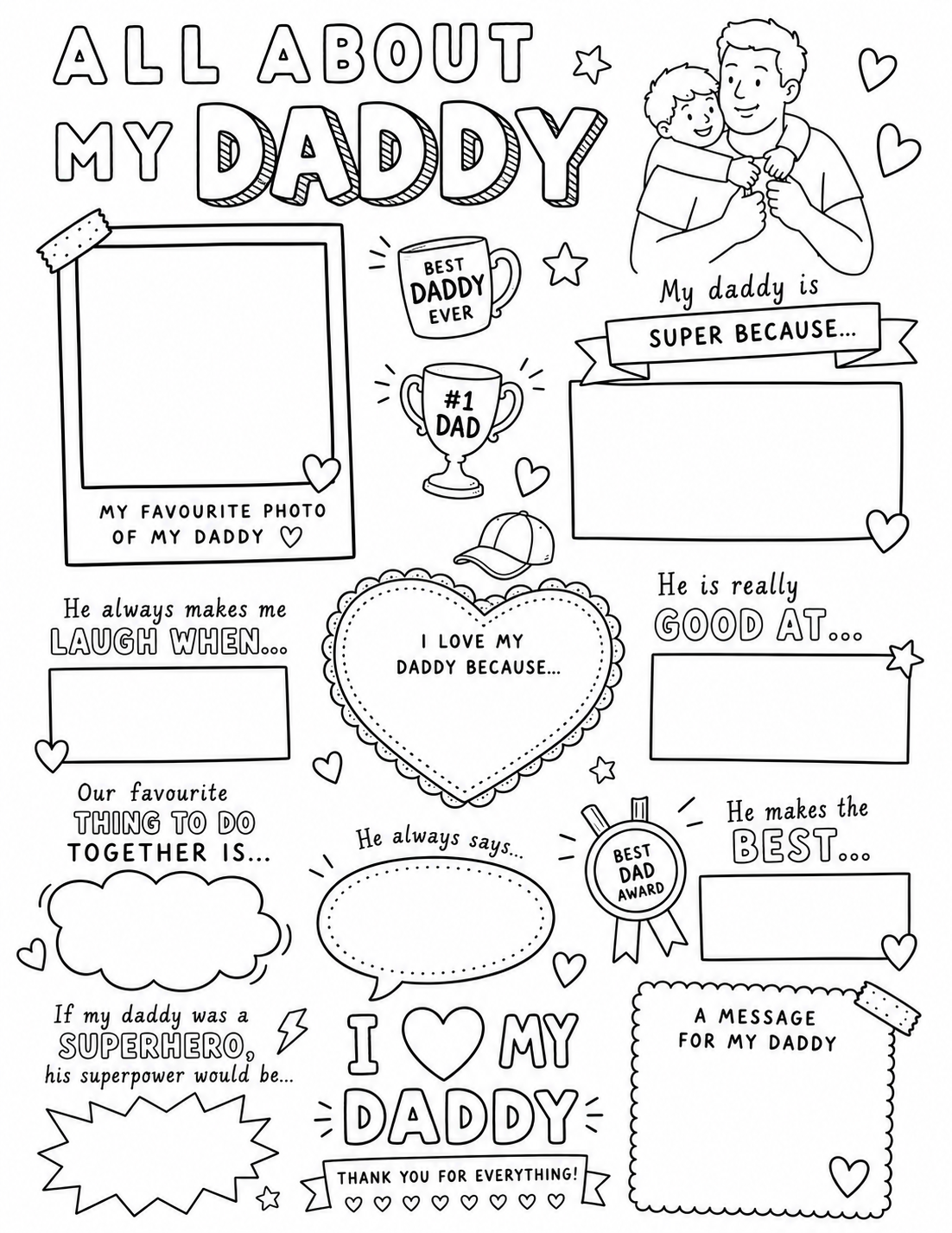 Father’s Day Free Printable
