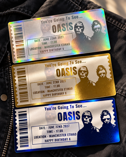 Personalised Concert Ticket