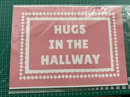 Hugs in the Hallway Art