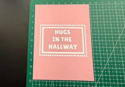 Hugs in the Hallway Art