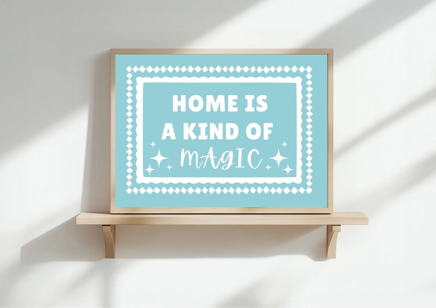 Home Magic Pastel Colour Art Print |A3/ A4/A5/A6 | OTHER COLOURS AVAILABLE