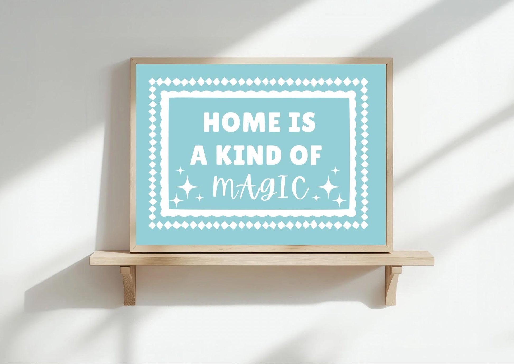 Home Magic Pastel Colour Art Print |A3/ A4/A5/A6 | OTHER COLOURS AVAILABLE