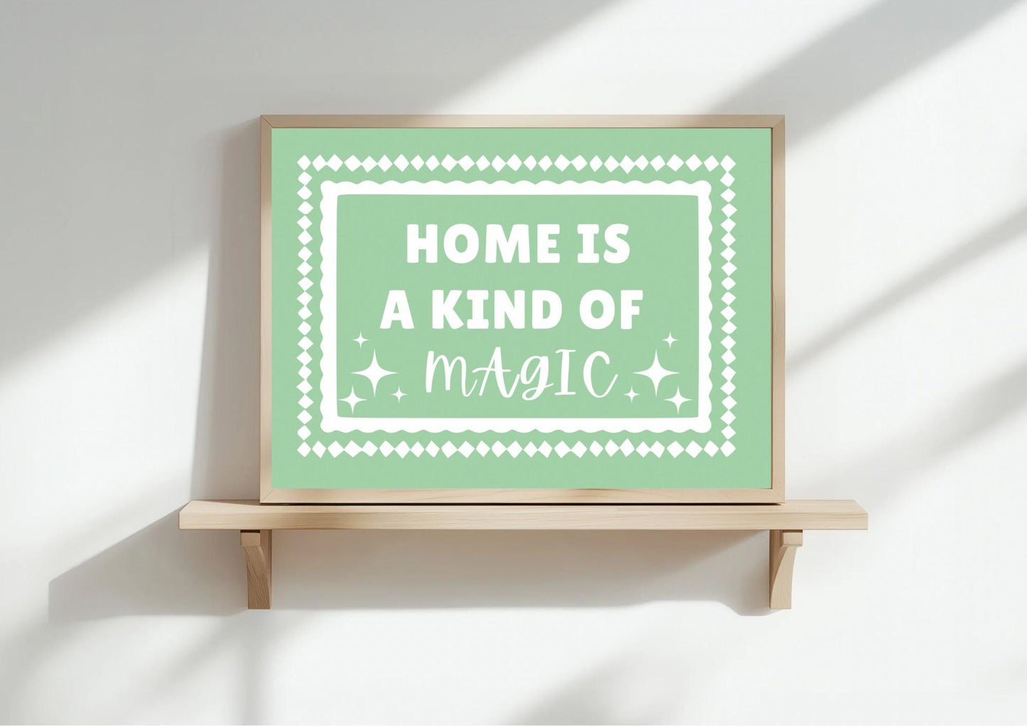 Home Magic Pastel Colour Art Print |A3/ A4/A5/A6 | OTHER COLOURS AVAILABLE