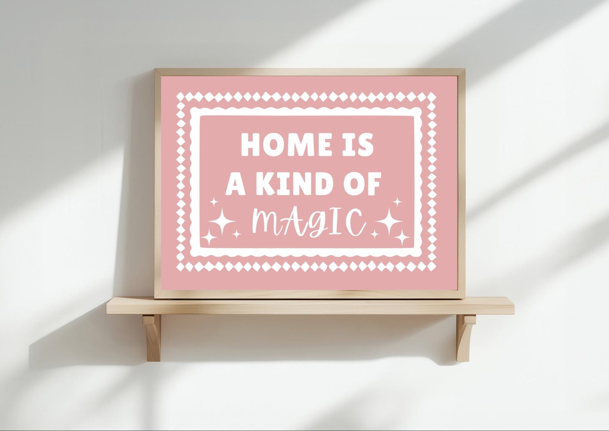 Home Magic Pastel Colour Art Print |A3/ A4/A5/A6 | OTHER COLOURS AVAILABLE