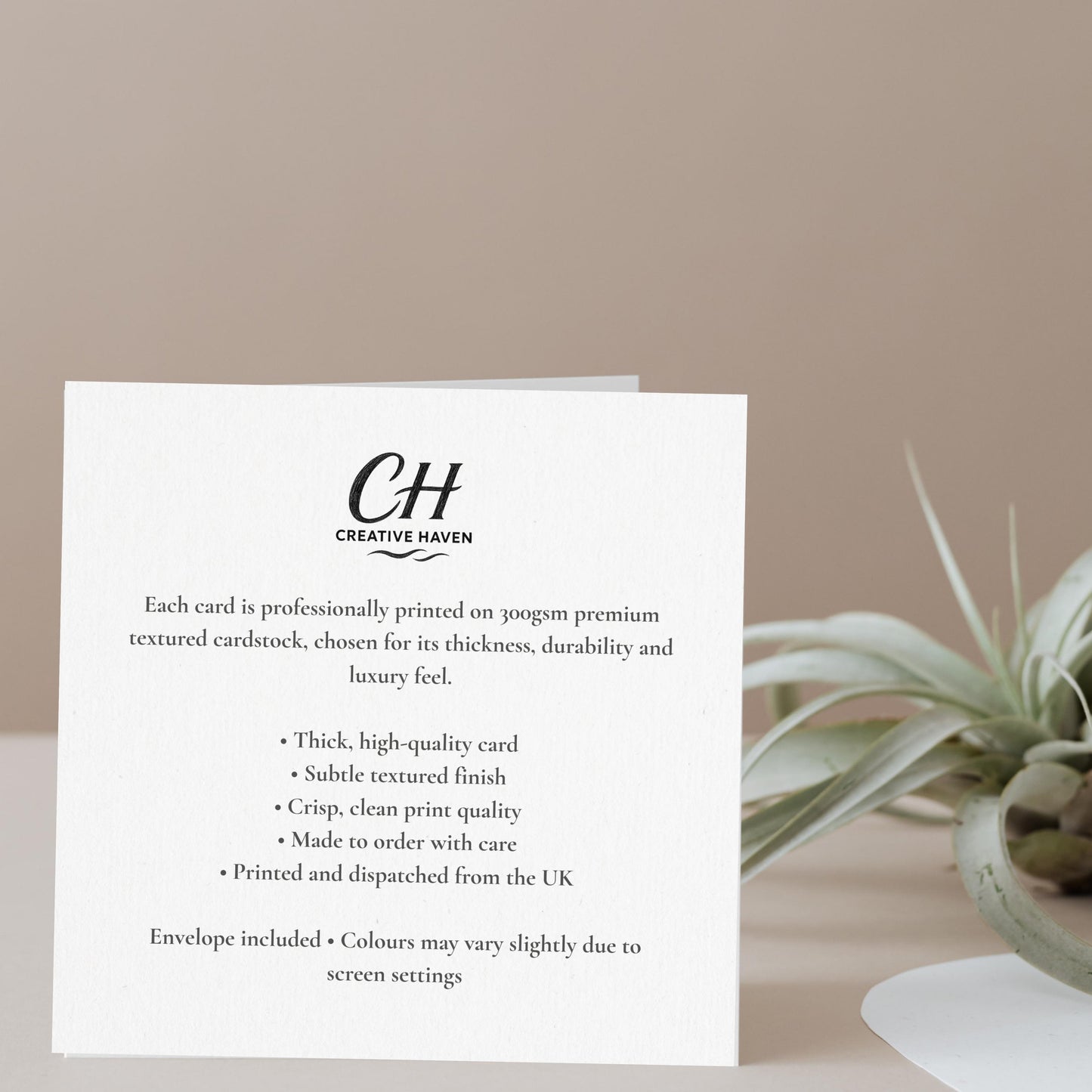 Personalised 6x6 Square Card | Custom Name Birthday Card | Floral, Kids, Modern & Minimal Designs | Handmade UK