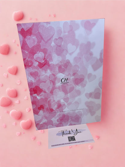Be My Valentine - Valentine’s Day card with envelope