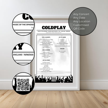 Personalised Concert Setlist