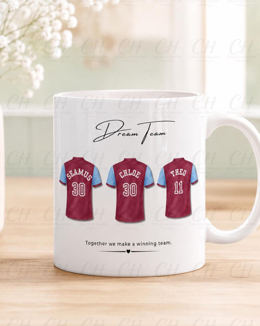 Ultimate Dream Team Personalised Football Shirt Bundle