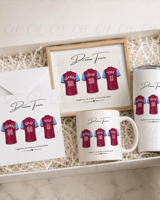 Ultimate Dream Team Personalised Football Shirt Bundle