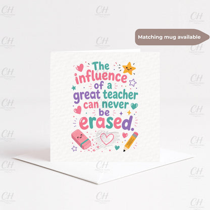 Teacher's Thankyou Card