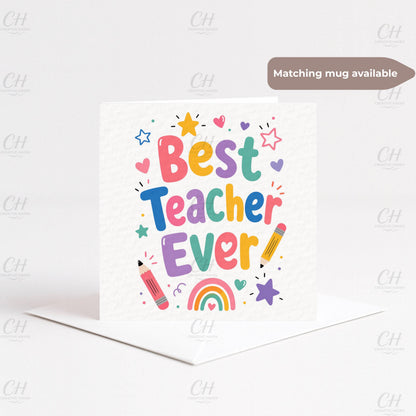 Teacher's Thankyou Card