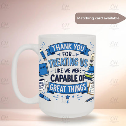 Teacher's Thankyou Mug