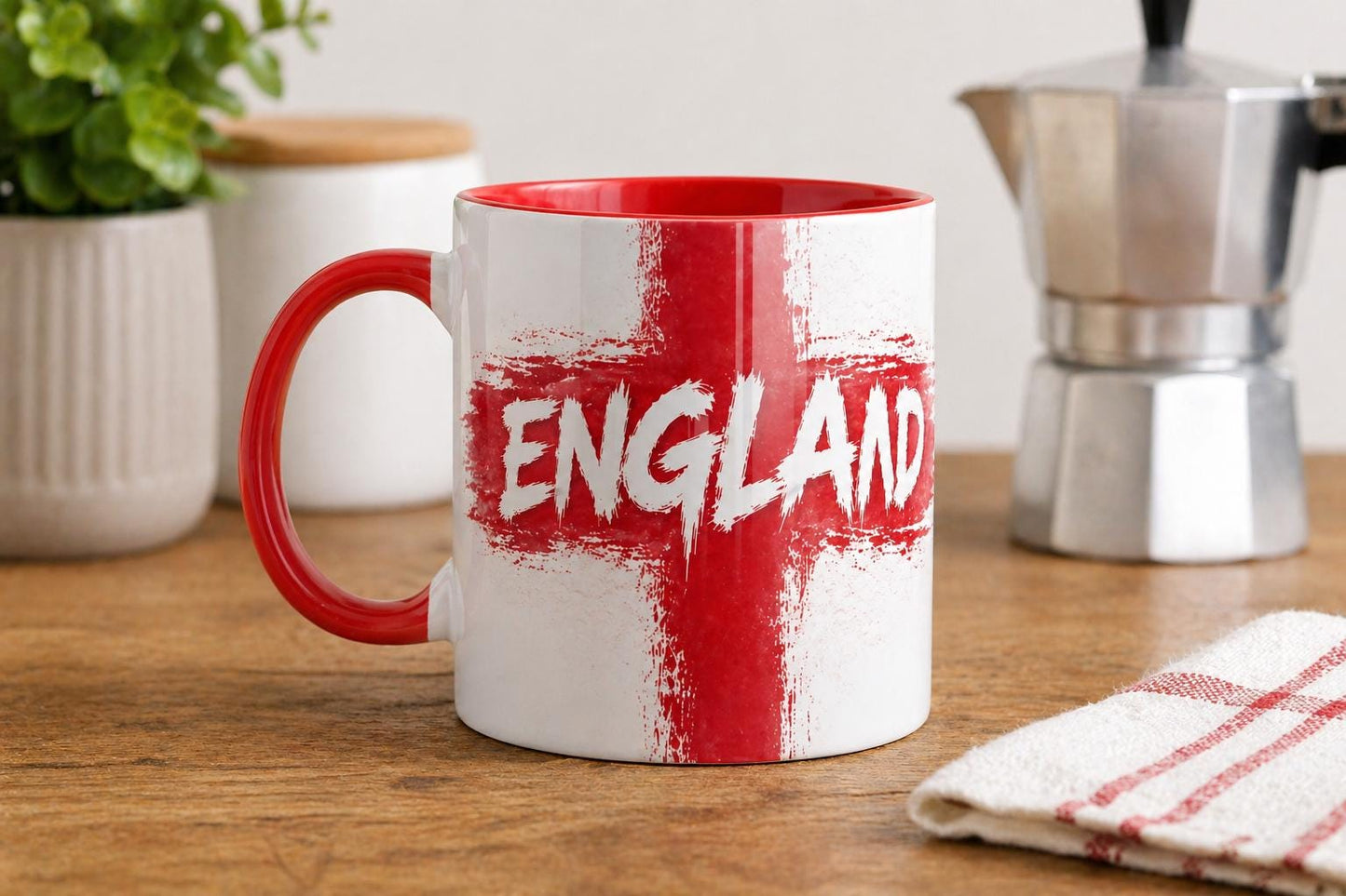 England Football Mug | World Cup Mug 2026 | England Fan Gift | Fathers Day Gift | St George Cross Mug | Match Day Mug | Gift for Him