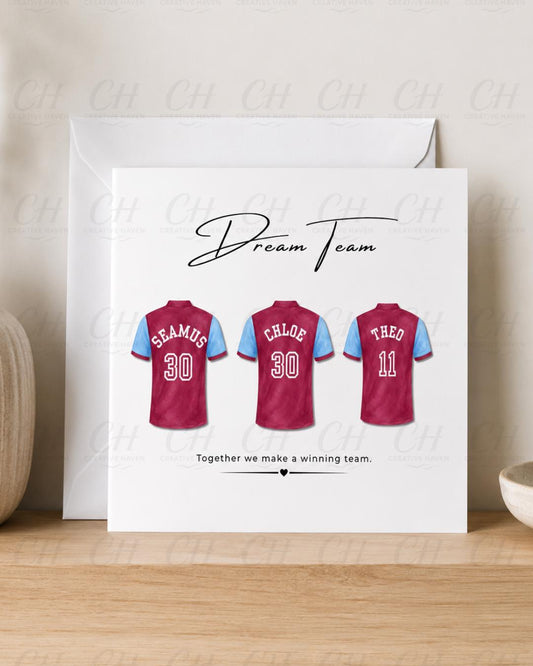 Ultimate Dream Team Personalised Football Shirt Bundle