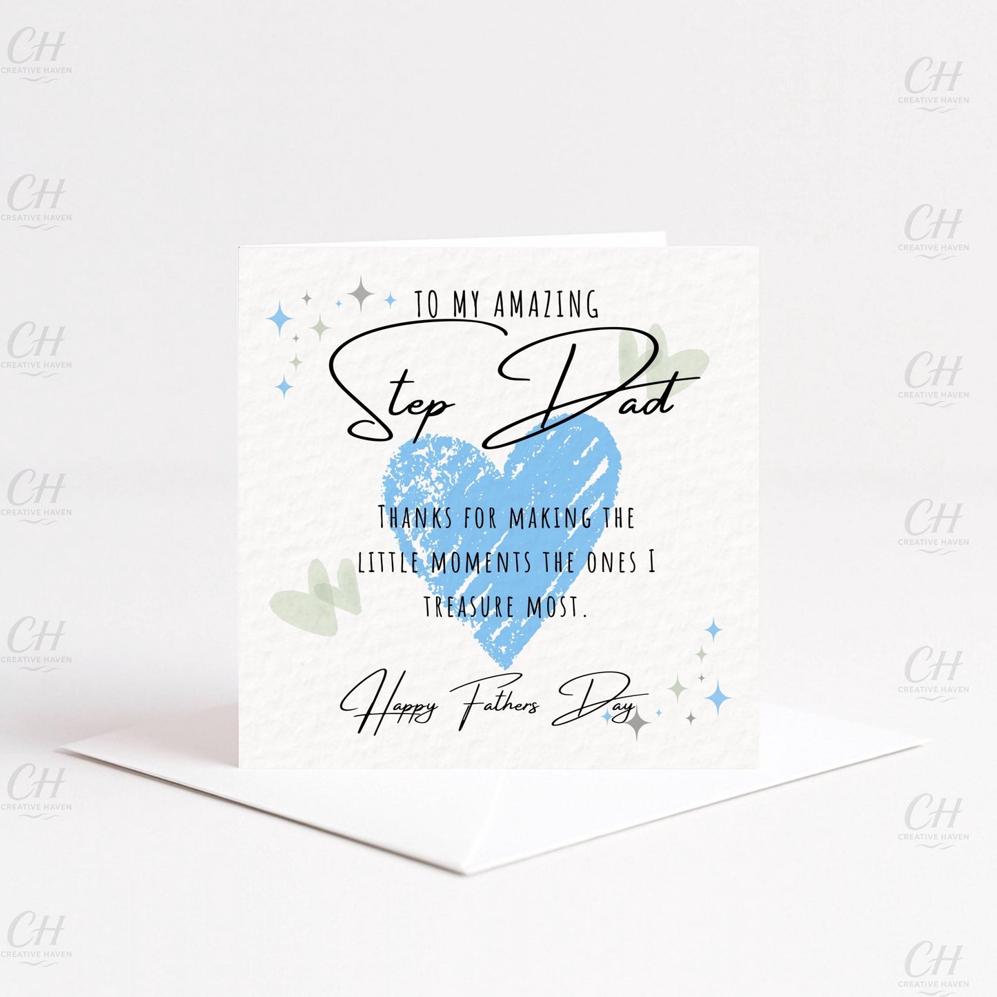 Fathers Day Card - Daddy, Step Daddy, Dad, Step Dad