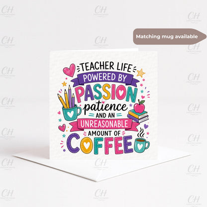 Teacher's Thankyou Card